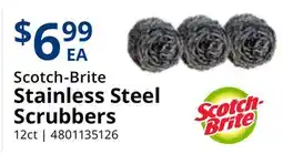 Restaurant Depot Scotch-Brite Stainless Steel Scrubbers offer