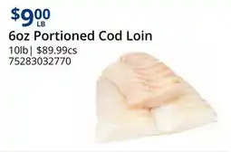 Restaurant Depot 6oz Portioned Cod Loin offer