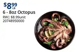 Restaurant Depot 6 - 8oz Octopus offer
