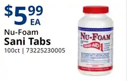 Restaurant Depot Nu-Foam Sani Tabs offer