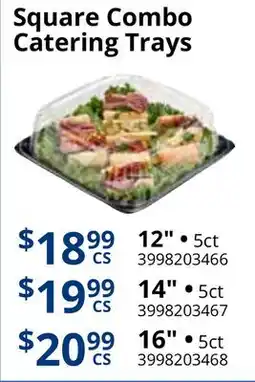 Restaurant Depot Square Combo Catering Trays offer