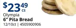 Restaurant Depot Olympia 6 Pita Bread offer