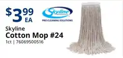 Restaurant Depot Skyline Cotton Mop #24 offer