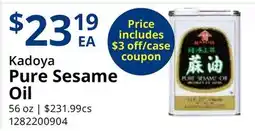 Restaurant Depot Kadoya Pure Sesame Oil offer