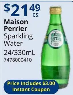 Restaurant Depot Maison Perrier Sparkling Water offer