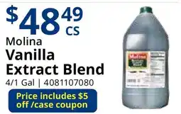 Restaurant Depot Molina Vanilla Extract Blend offer