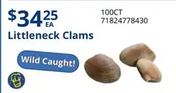 Restaurant Depot Littleneck Clams offer