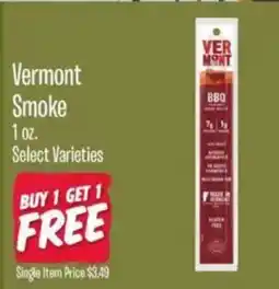 Jewel-Osco Vermont Smoke offer