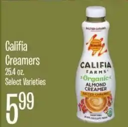 Jewel-Osco Califia Creamers offer