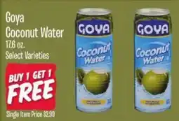 Jewel-Osco Goya coconut water offer
