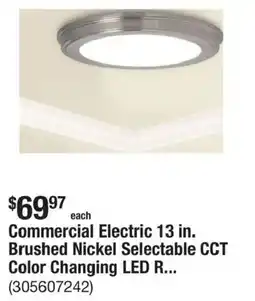 The Home Depot Commercial Electric color changing led r... offer