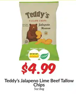 Woodman's Teddy's Jalapeno Lime Beef Tallow Chips offer