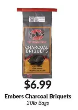 Woodman's Embers Charcoal Briquets offer