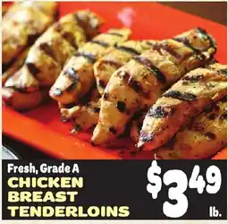 Gristedes Fresh, Grade A Chicken Breast Tenderloins offer