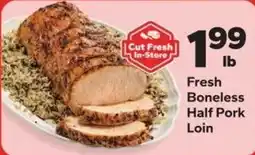 Save a Lot Cut Fresh In-Store Fresh Boneless Half Pork Loin offer