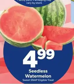 Save a Lot Seedless Watermelon offer