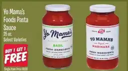 Jewel-Osco Yo Mama's Pasta Sauce offer