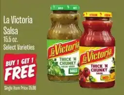 Jewel-Osco La Victoria salsa offer