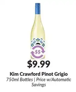 Woodman's Kim Crawford Pinot Grigio offer