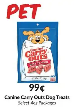 Woodman's Canine Carry Outs Dog Treats offer