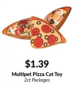 Woodman's Multipet Pizza Cat Toy offer