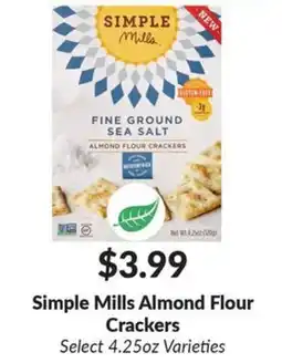 Woodman's Simple Mills Almond Flour Crackers offer
