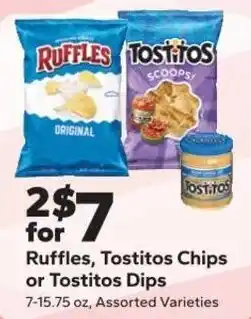 Save a Lot Ruffles, Tostitos Chips or Tostitos Dips offer