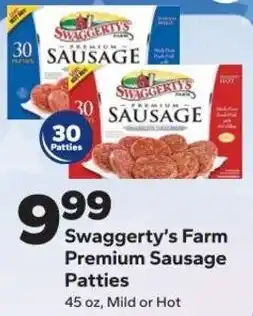 Save a Lot Swaggerty's Farm Premium Sausage Patties offer
