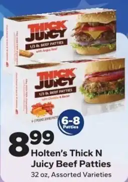 Save a Lot Holten's Thick N Juicy Beef Patties offer