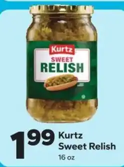 Save a Lot Kurtz sweet relish offer