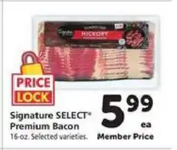 Safeway Signature SELECT Premium Bacon offer