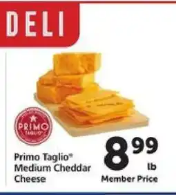 Safeway Primo Taglio Medium Cheddar Cheese offer