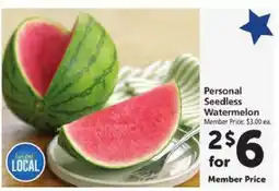 Safeway Personal Seedless Watermelon offer