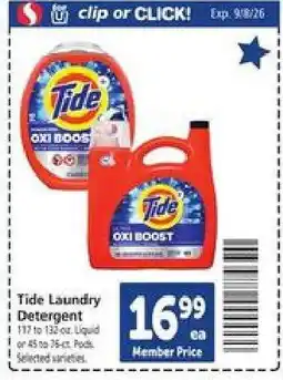 Safeway Tide Laundry Detergent offer