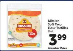 Safeway Mission Soft Taco Flour Tortillas offer