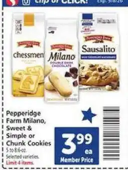 Safeway Pepperidge Farm Cookies offer