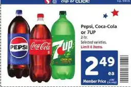 Safeway Pepsi, Coca-Cola or 7UP offer