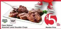 Safeway Open Nature Assorted Lamb Shoulder Chops offer