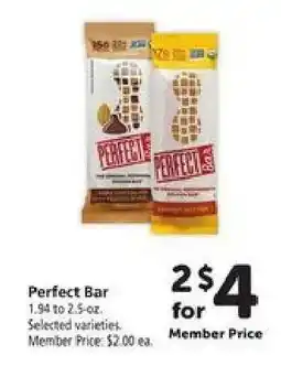 Safeway Perfect Bar offer