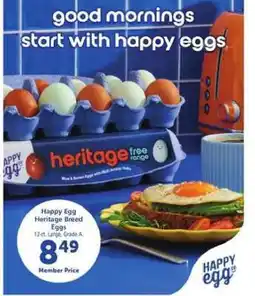 Safeway Happy Egg Heritage Breed Eggs offer
