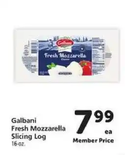 Safeway Galbani Fresh Mozzarella Slicing Log offer