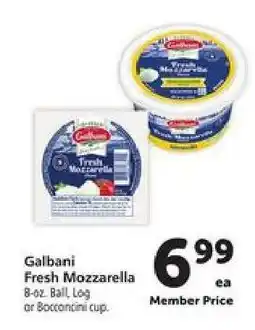 Safeway Galbani Fresh Mozzarella offer