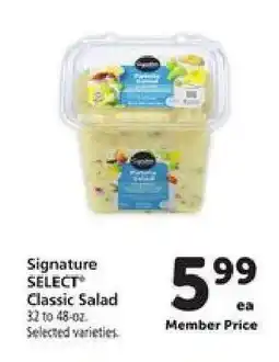 Safeway Signature SELECT Classic Salad offer