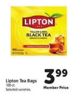 Safeway Lipton Tea Bags offer