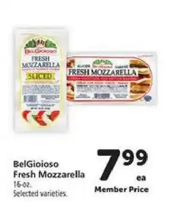 Safeway BelGioioso Fresh Mozzarella offer