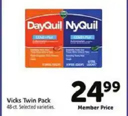 Safeway Vicks Twin Pack offer