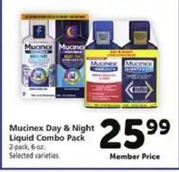 Safeway Mucinex Day & Night Liquid Combo Pack offer