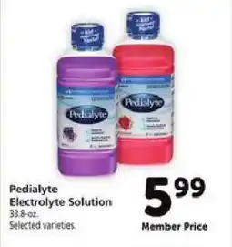 Safeway Pedialyte Electrolyte Solution offer