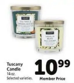 Safeway Tuscany Candle offer