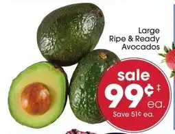 Giant Eagle Large Ripe & Ready Avocados offer